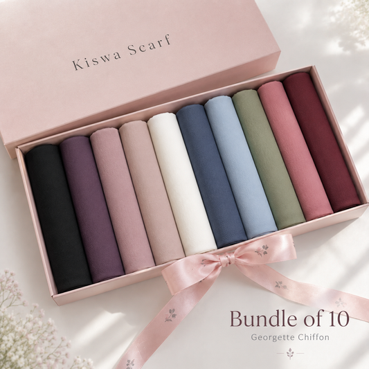 Georgette Chiffon - Bundle of 10 (Any Colors)