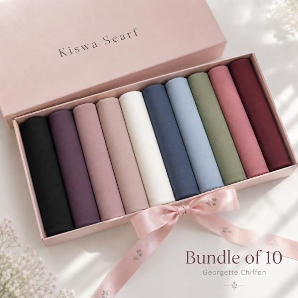 Georgette Chiffon - Bundle of 10 (Any Colors)