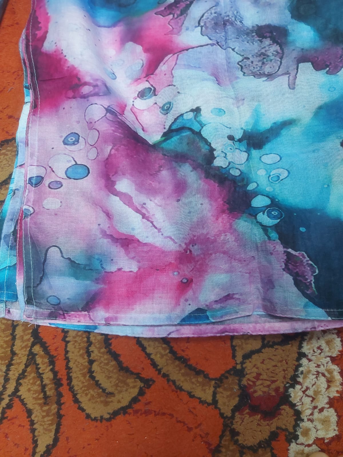 Ordered this modal scarf. colour and print both are same as listed on website. Will definitely shop again IA